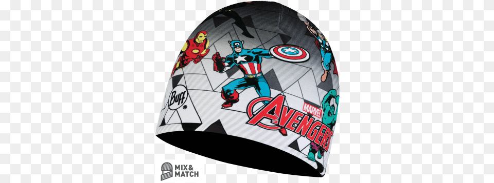 Buff Superheroes Jr Microfiber Polar Hat Buff One Size, Cap, Clothing, Swimwear, Baseball Cap Free Transparent Png