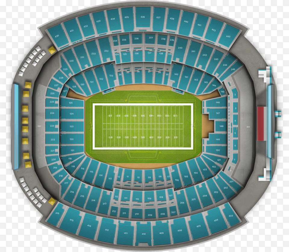 Buffalo Bills At Jacksonville Jaguars At Tiaa Bank Tiaa Bank Field Map Free Png