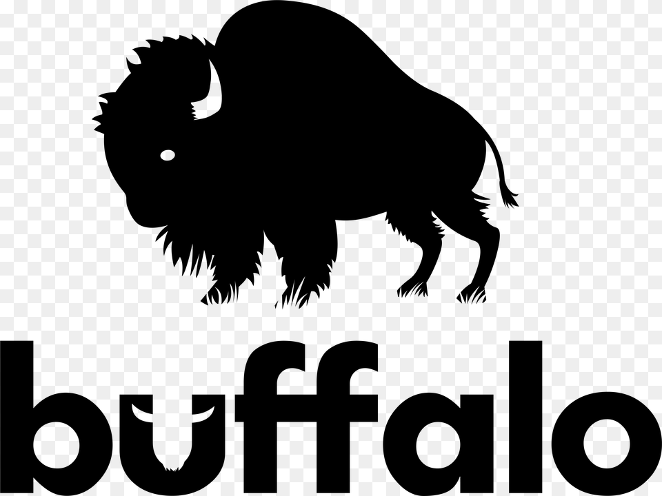 Buffalo Bills Logo Bull, Gray Free Transparent Png