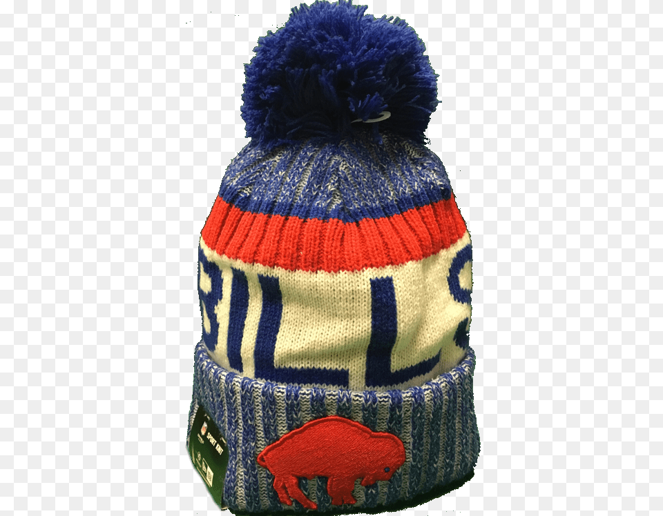 Buffalo Bills Nfl 17 Sideline Retro Pom Toque More Buffalo Bills Toque, Beanie, Cap, Clothing, Hat Free Png Download
