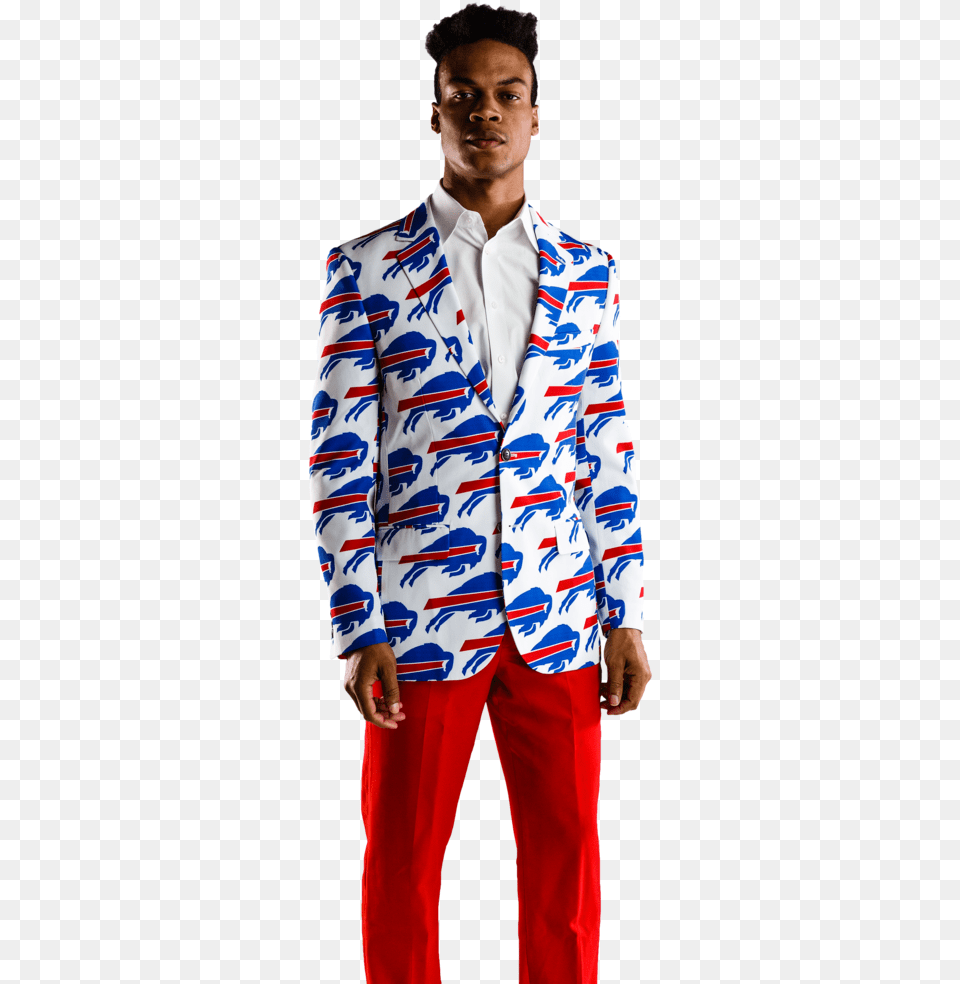 Buffalo Bills Suit Jacket, Blazer, Clothing, Coat, Formal Wear Free Png