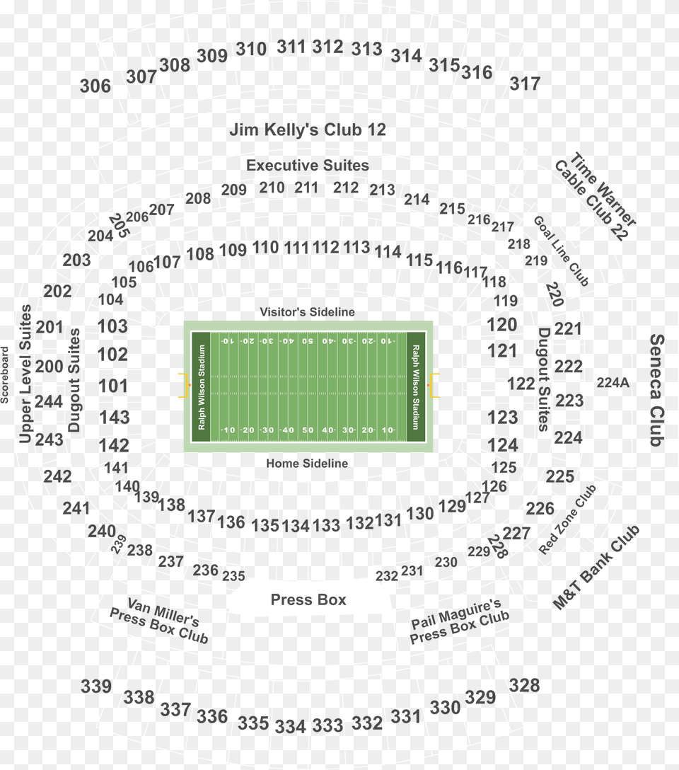 Buffalo Bills Vs New Era Field Section 333 Seat Map, Cad Diagram, Diagram, Architecture, Arena Free Png Download