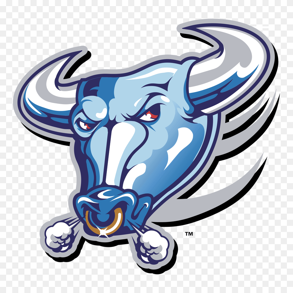 Buffalo Bulls Logo Transparent Vector, Animal, Bull, Mammal, Wildlife Png Image