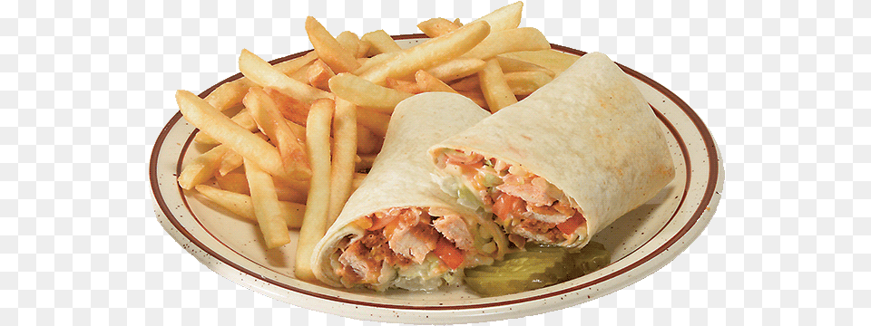 Buffalo Chicken Wrap Fast Food, Sandwich, Sandwich Wrap Png Image