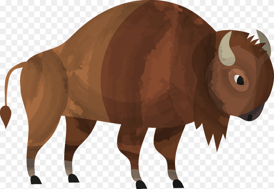 Buffalo Clipart, Animal, Mammal, Wildlife, Bull Png Image