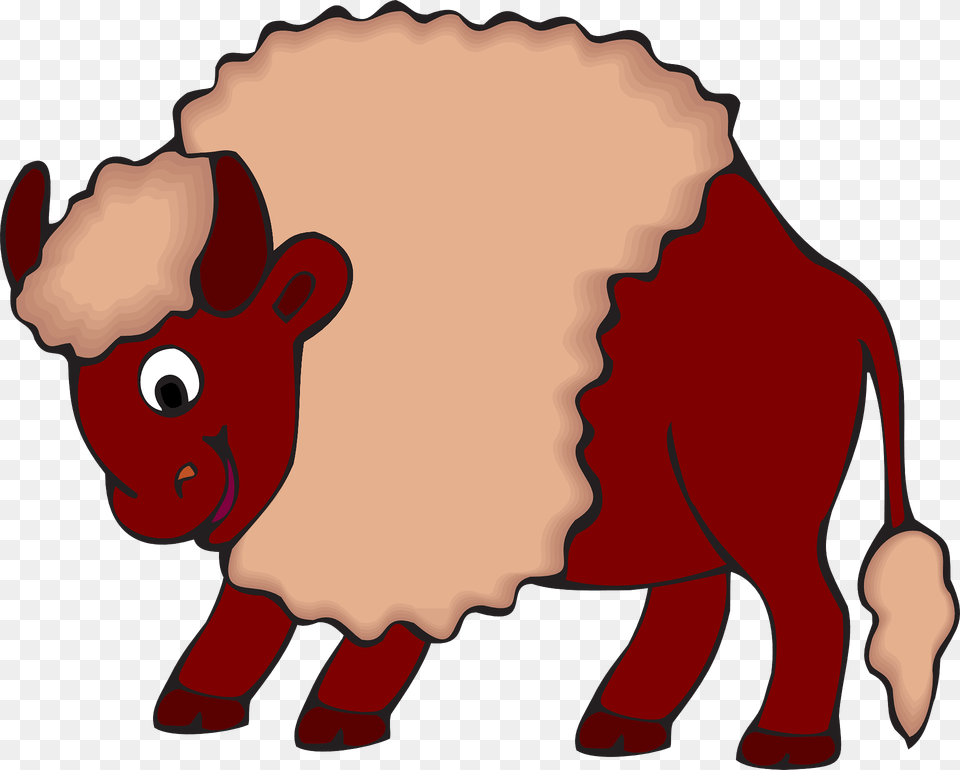 Buffalo Clipart, Animal, Mammal, Baby, Person Free Transparent Png