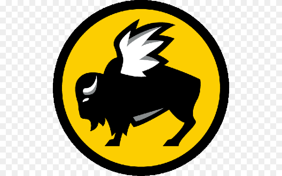 Buffalo Wild Wings Logo, Animal, Mammal, Wildlife, Bull Free Png