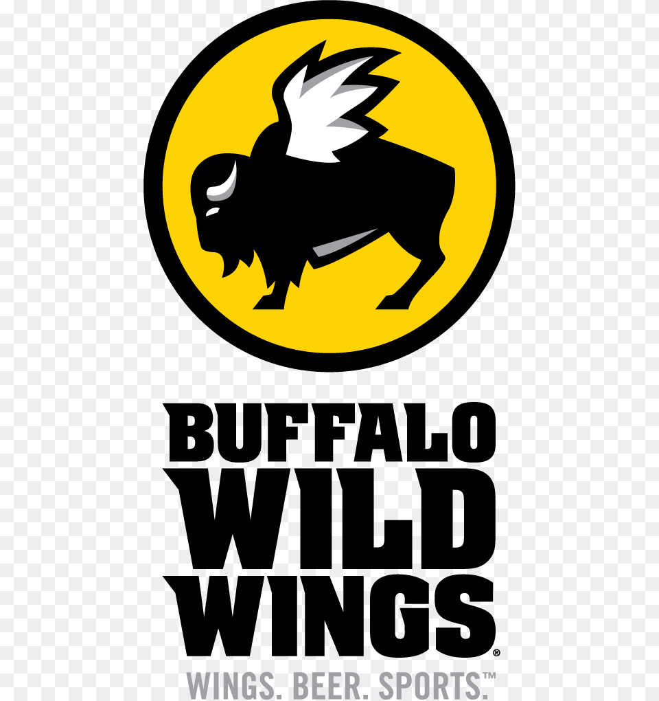 Buffalo Wings Logo Logo Buffalo Wings Restaurant, Animal, Bird, Vulture, Symbol Free Transparent Png