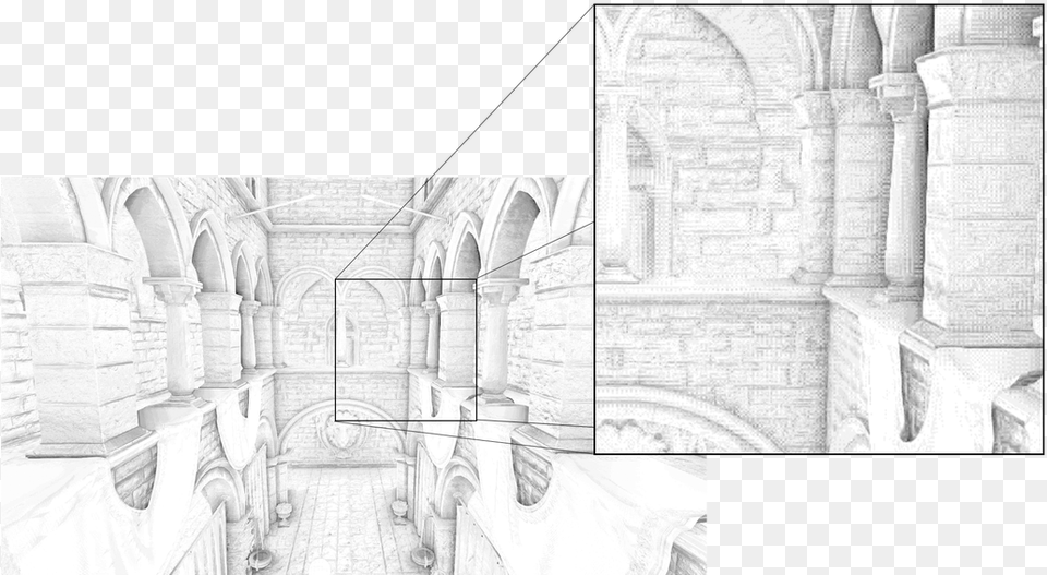 Buffer Appears Grainy And It Shows In The Final Rendered Arch, Architecture, Art, Building, Drawing Png Image