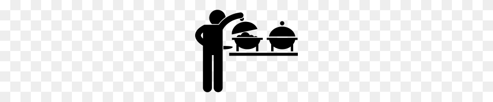 Buffet Icon Gray Png Image