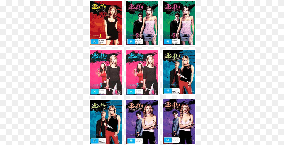 Buffy The Vampire Slayer Season 5 Dvd Box Set, Adult, Book, Comics, Female Png