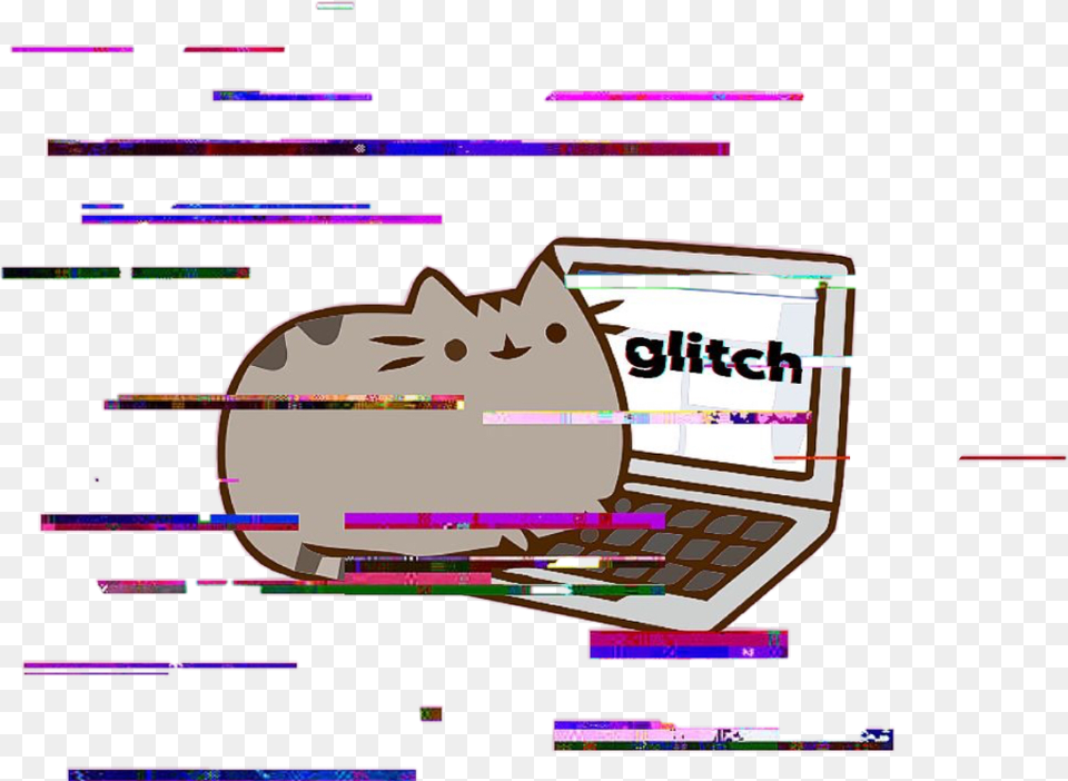 Bug Art Cat Glitch Freetoedit Have You Ever Seen A Cat Type, Computer, Electronics, Laptop, Pc Free Png