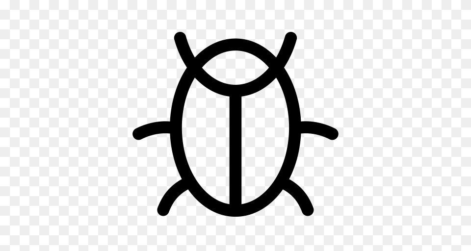 Bug Bug Flea Icon With And Vector Format For Unlimited, Gray Free Png