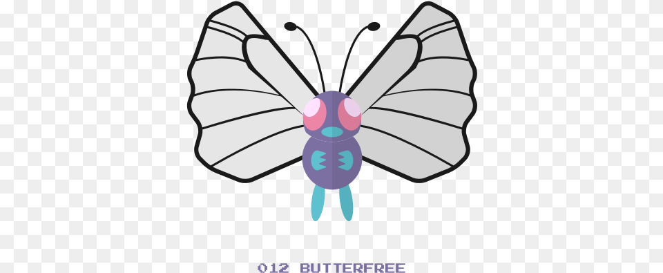Bug Butterfree Fly Kanto Pokemon Icon Clip Art, Appliance, Ceiling Fan, Device, Electrical Device Free Png Download