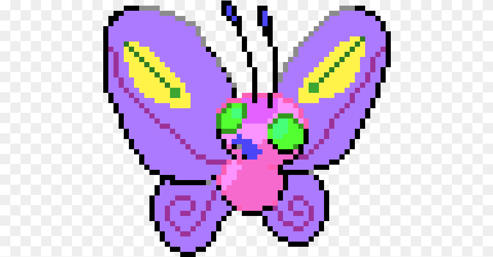 Bug Butterfree Pixel Bug, Purple, Person, Qr Code Free Transparent Png