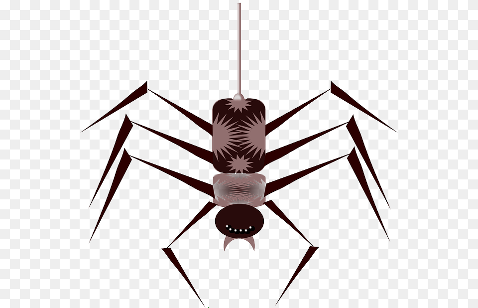 Bug Clipart Cartoon Spider, Appliance, Ceiling Fan, Device, Electrical Device Free Png Download
