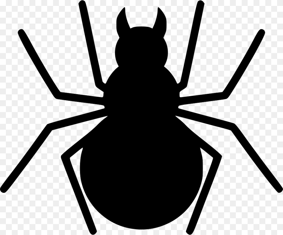 Bug Halloween Insect Spider Spiderweb Web Spider, Stencil, Silhouette, Animal, Bow Free Transparent Png
