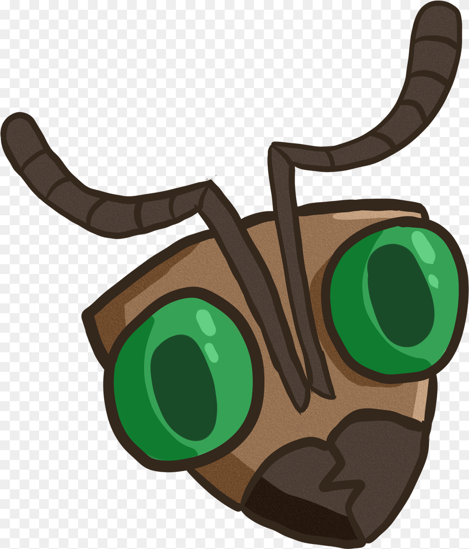 Bug Head Cartoon, Accessories, Goggles, Device, Grass Free Png