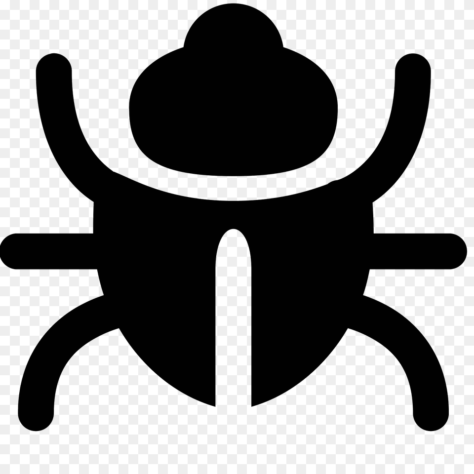 Bug Icon, Gray Png