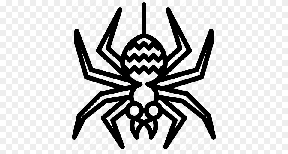 Bug Scary Spider Tarantula Web Icon, Animal, Invertebrate Free Transparent Png