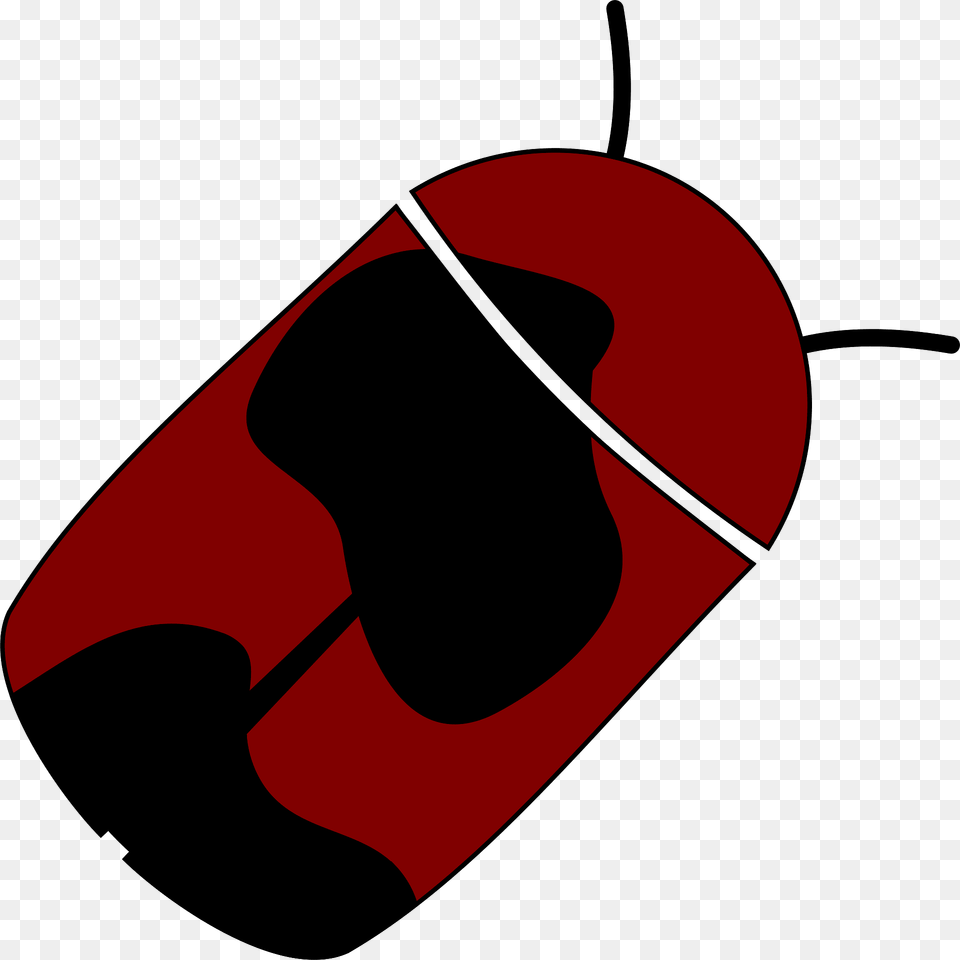 Bug With Black Back Clipart, Computer Hardware, Electronics, Hardware, Mouse Png