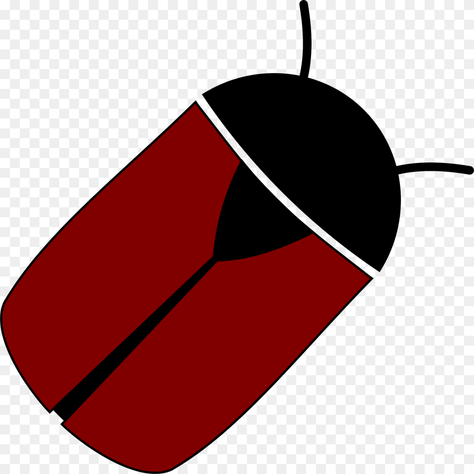 Bug With Black Head Clipart, Dynamite, Weapon Free Png