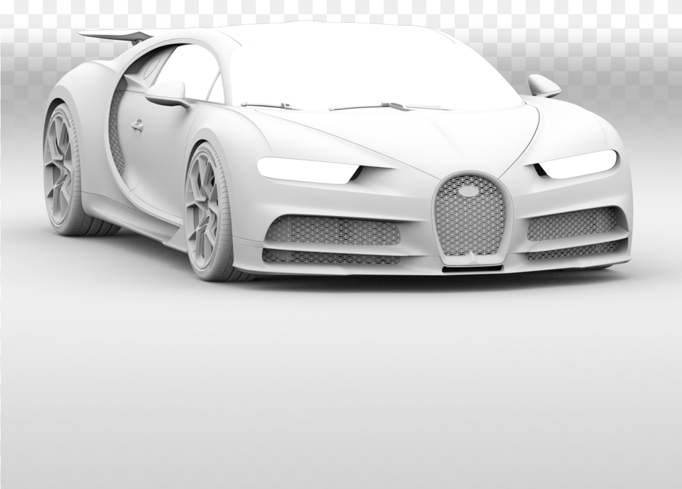 Bugatti Chiron Practice Render Supercar, Car, Transportation, Vehicle, Machine Free Transparent Png
