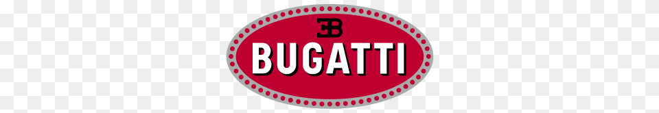 Bugatti Logo, Sticker, Oval Free Png