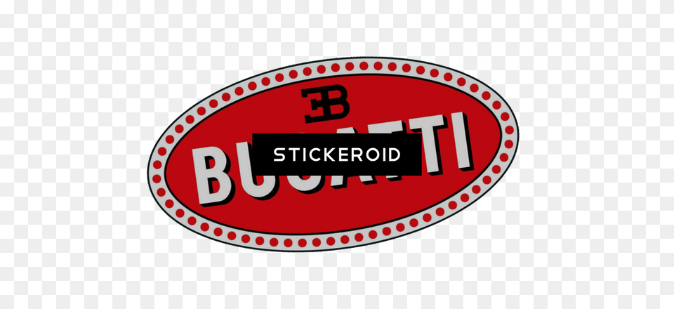 Bugatti Logo Bugatti Logo Transparent, Sticker, Oval, Paper Free Png Download