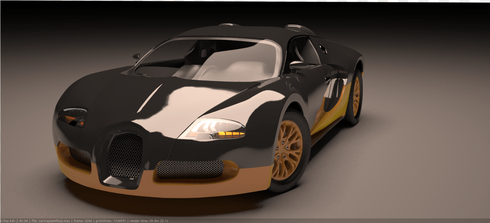 Bugatti Veryon 3d Model Done In Maya Render In 3ds Bugatti Veyron, Alloy Wheel, Vehicle, Transportation, Tire Png