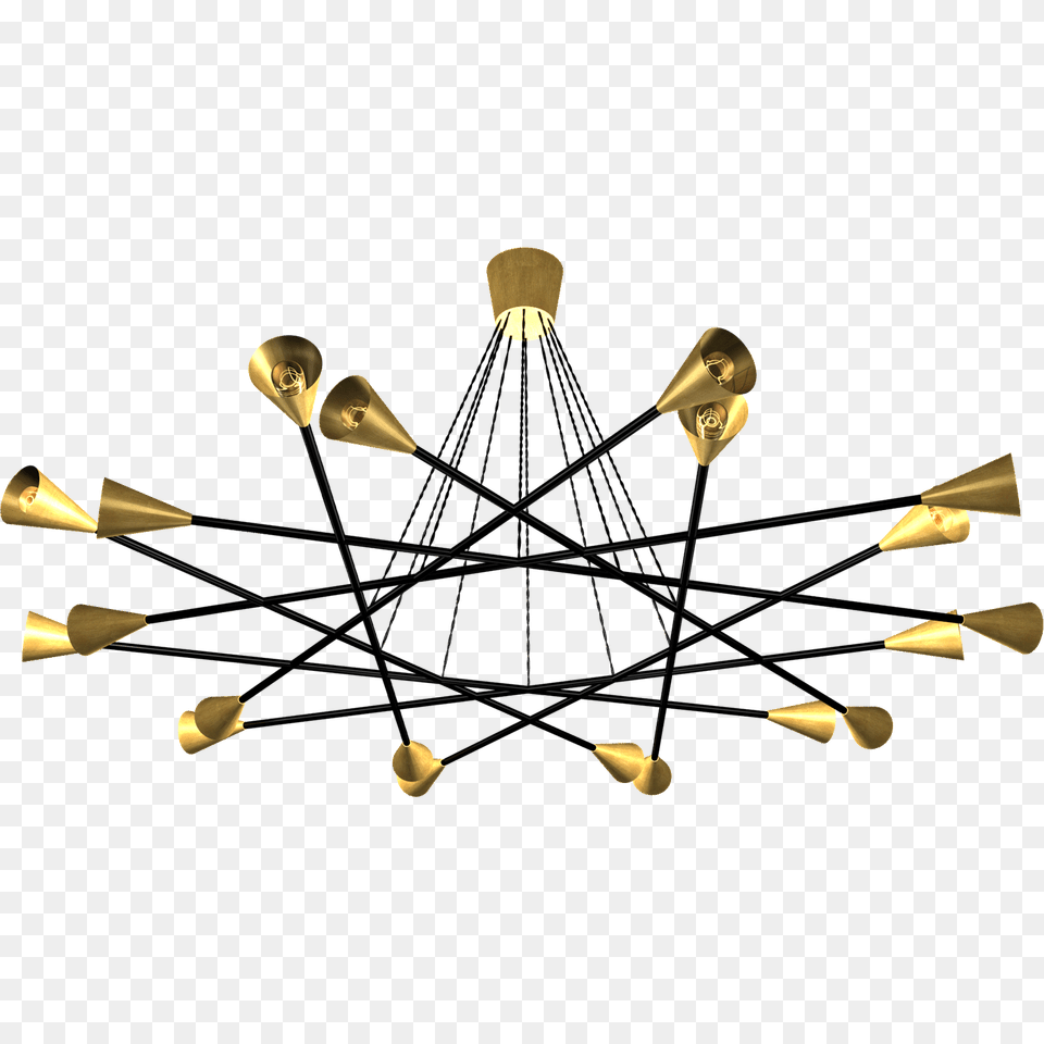 Bugle Chandelier, Lamp Png