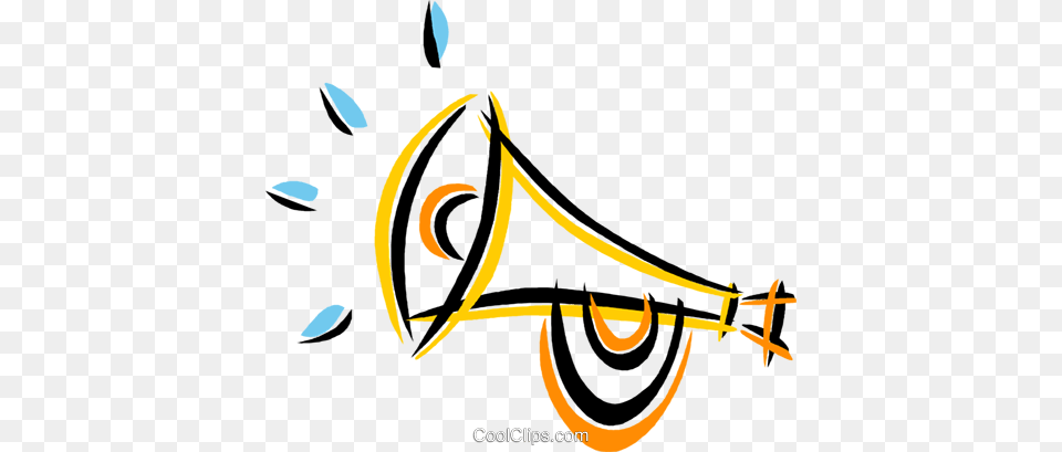 Bugle Royalty Vector Clip Art Illustration, Brass Section, Horn, Musical Instrument, Animal Free Png Download