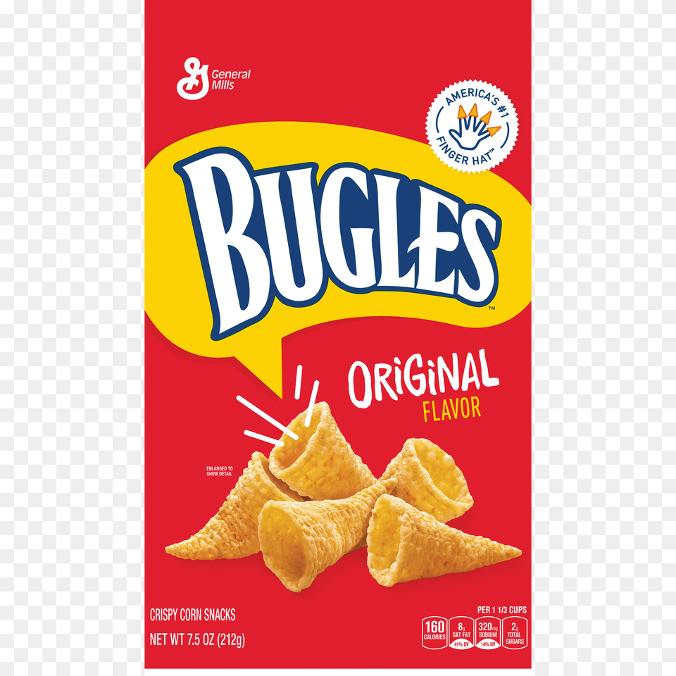 Bugles Original Crispy Corn Snacks Oz, Food, Snack, Ketchup, Bread Free Png Download