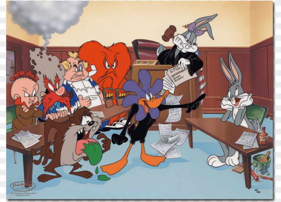 Bugs Bunny As A Judge, Book, Comics, Publication, Baby Free Png