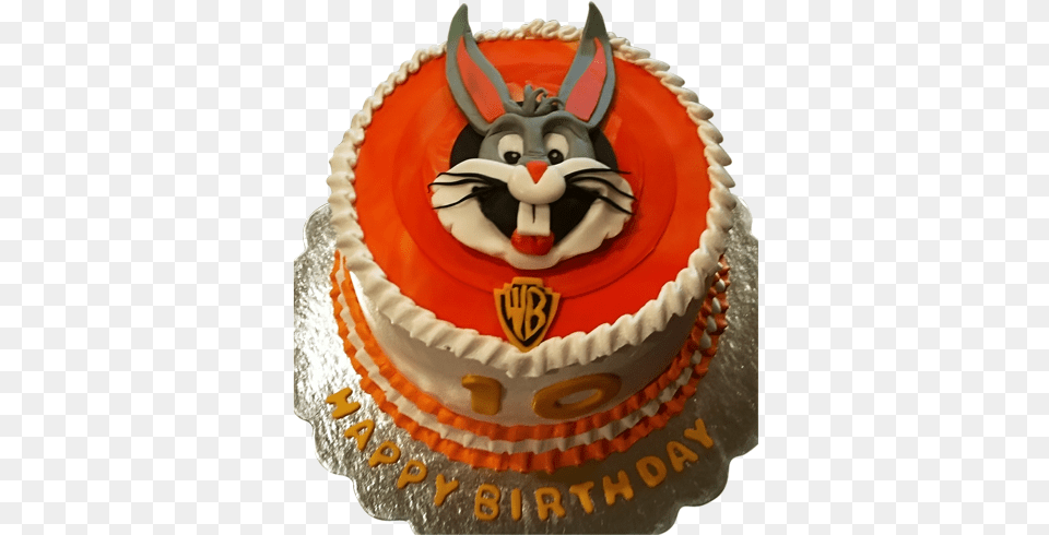 Bugs Bunny Cake Birthday Cake Looney Tunes, Birthday Cake, Cream, Dessert, Food Png