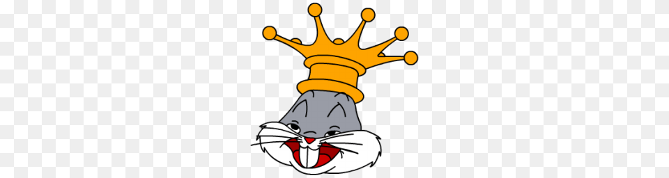 Bugs Bunny King Icon Looney Tunes Iconset Sykonist, Logo, Cartoon Png