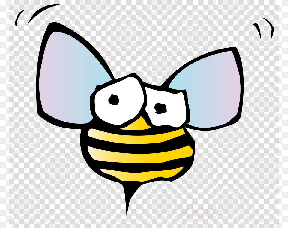 Bugs Cartoon Clipart Bugs Bunny Insect Clip Art Bee Clipart White And Black, Animal, Invertebrate, Wasp, Honey Bee Free Png Download