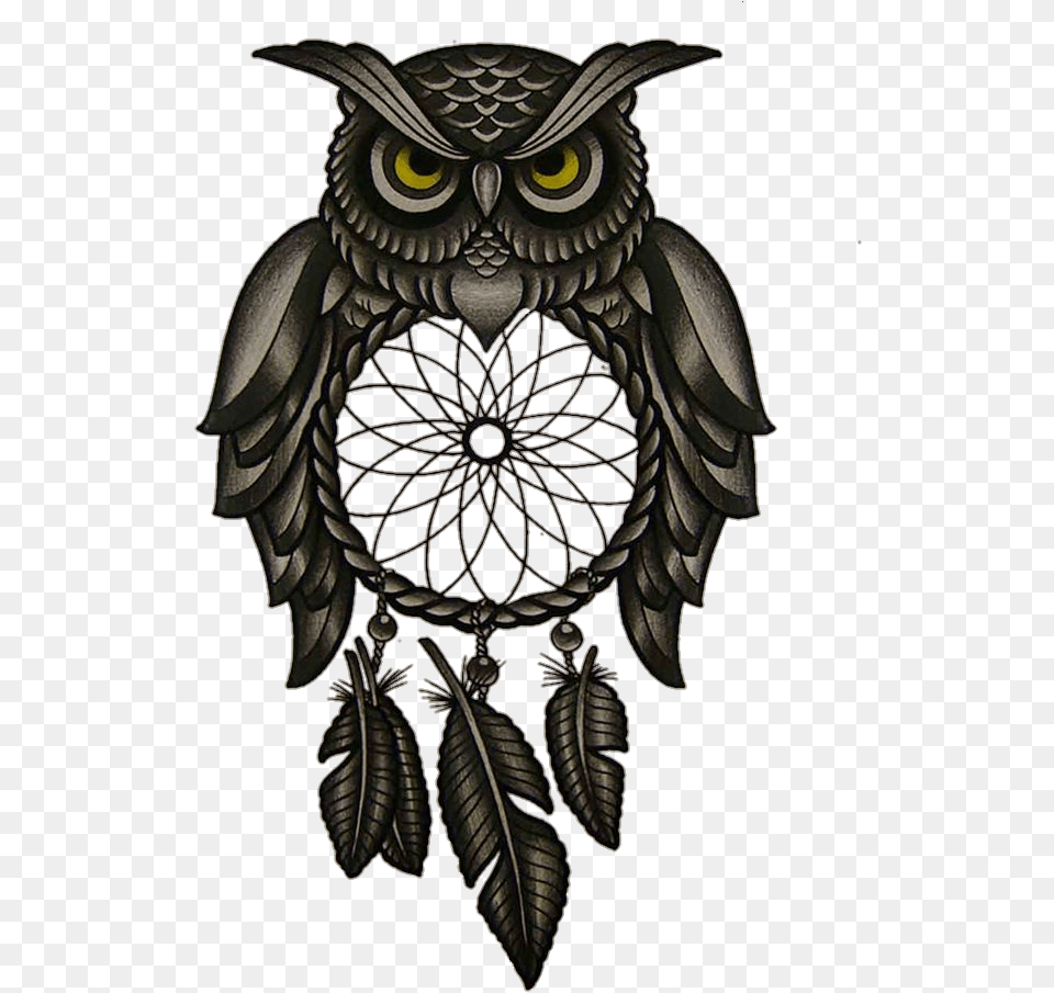 Buho Tatuaje Brian Galaxy Dream Catcher Owl Design, Art, Animal, Bird Free Png