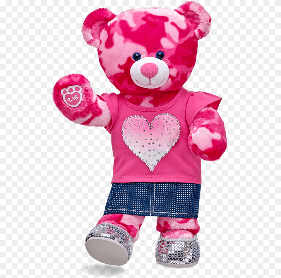 Build A Bear Build A Bears Pink, Teddy Bear, Toy Png