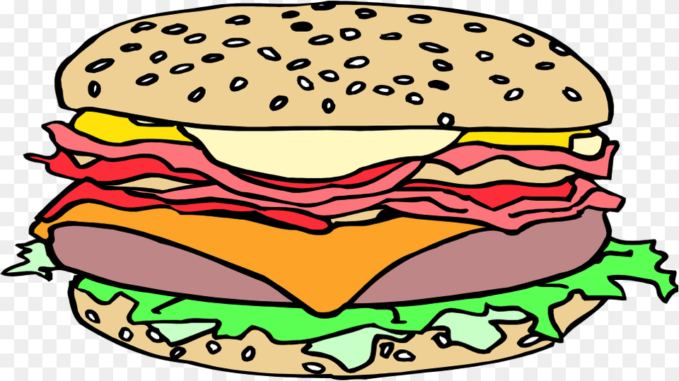 Build A Burger Sesam Clipart, Food, Animal, Fish, Sea Life Free Png Download