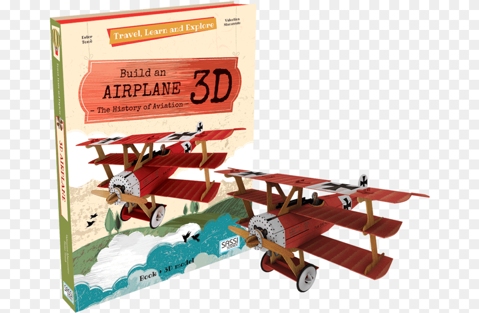 Build An Airplane 3d Libro Maqueta Avion, Aircraft, Transportation, Vehicle, Biplane Free Transparent Png