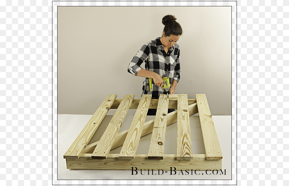 Build An Easy Diy Fence Gate By Build Basic Fence Door Diy, Carpenter, Person, Plywood, Wood Png