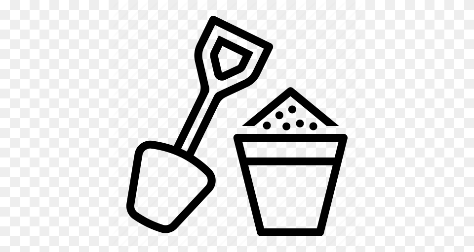 Build Dig Sand Shovel Toy Icon Free Transparent Png