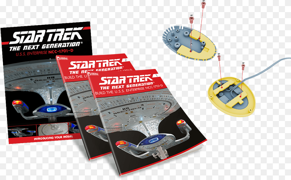 Build The Star Trek Uss Enterprise Eaglemoss Star Trek The Next Generation, Advertisement, Poster Png