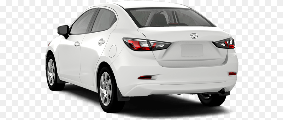 Build Your Toyota Yaris Sedan Customize U0026 Price Car Back Perspective, Transportation, Vehicle, Machine, Wheel Png