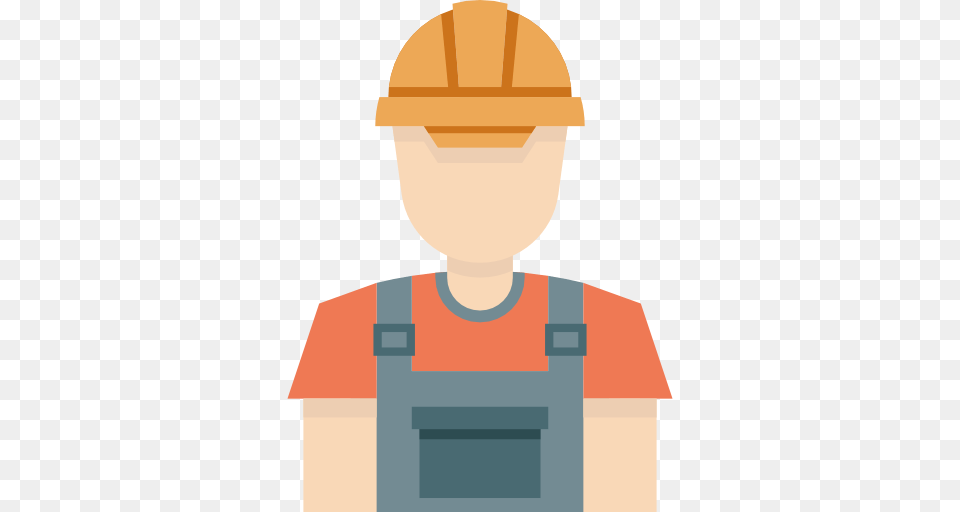 Builder Profession Tool Building Buildings Labourer Workman Icon, Clothing, Hardhat, Helmet, Person Free Png