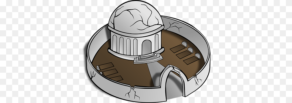 Building Architecture, Dome, Planetarium, Cad Diagram Png