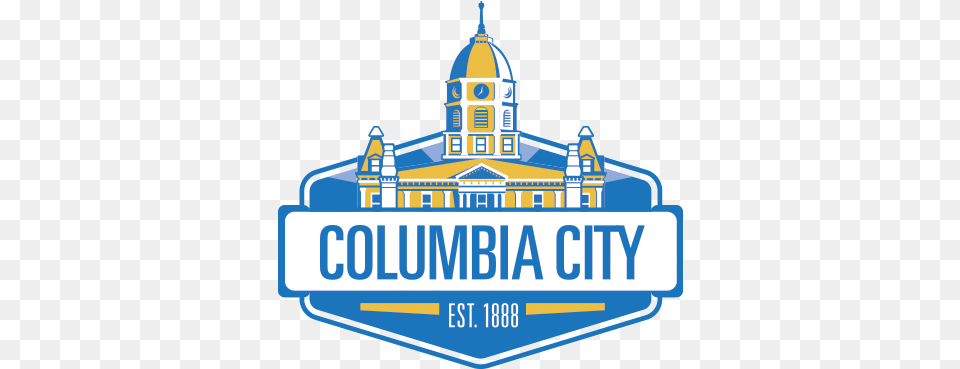 Building A Future Columbia City Indiana Logo, Architecture, Spire, Tower, Dome Free Transparent Png