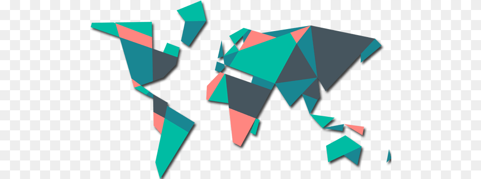 Building A New Future For The Mice Industry Kongres Geometrical World Map, Art, Paper, Toy, Origami Free Png