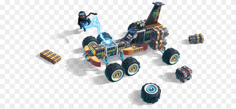 Building A Vehicle Fixedshadow Trailmakers Block Locations, Person, Bulldozer, Machine, Baby Free Png